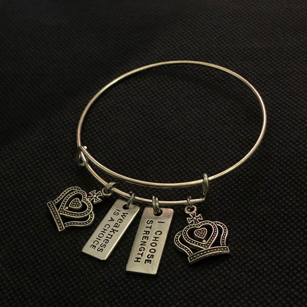 Strength charm bracelet